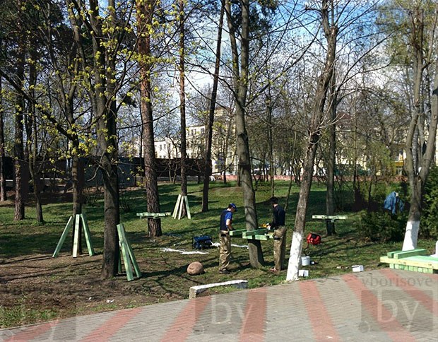 В Борисове 1 мая откроется веревочный парк