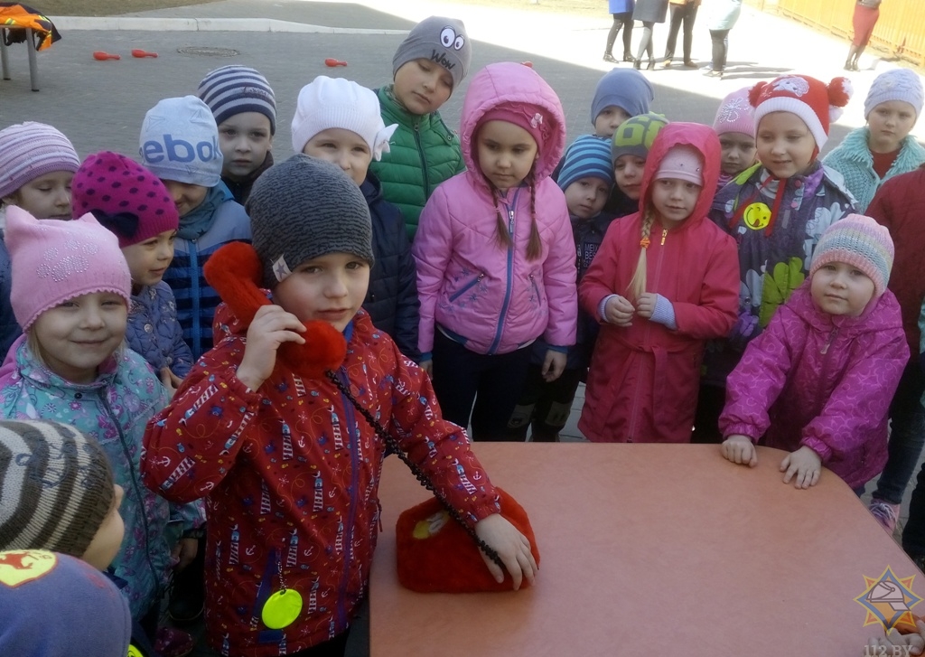 Борисовчан с детсада приучают к правилам пожарной безопасности