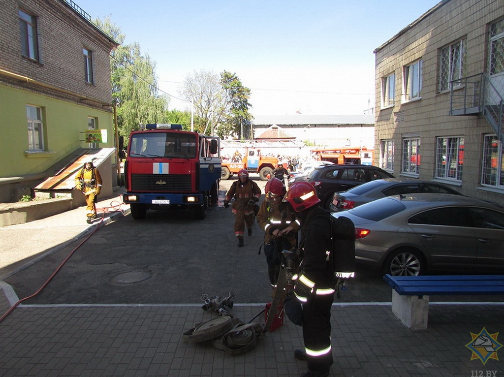 В Борисове "горело" здание суда