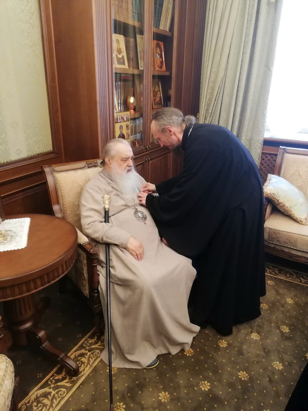 Митрополит Филарет награжден медалью, учрежденной в Борисовской епархии