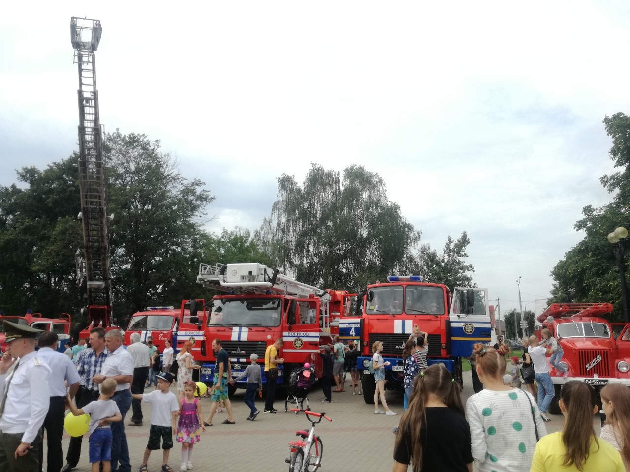 В Борисове состоялся праздник ко Дню пожарной службы