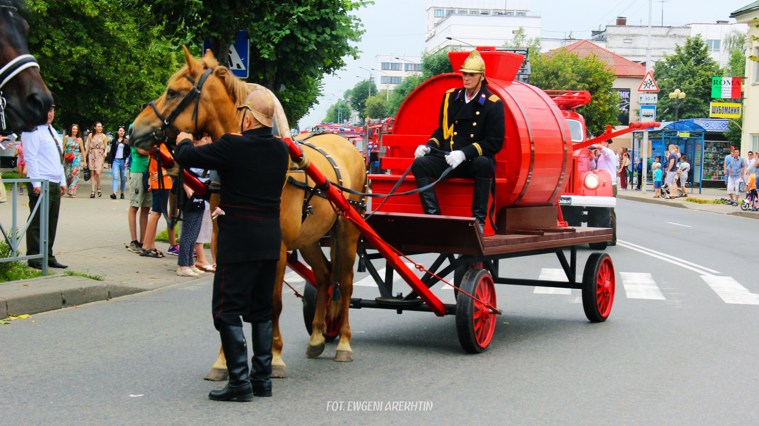 В Борисове состоялся праздник ко Дню пожарной службы
