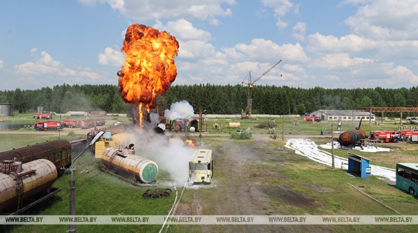 Тактико-специальные учения прошли в Борисовском районе Тактико-специальные учения прошли в Борисовском районе