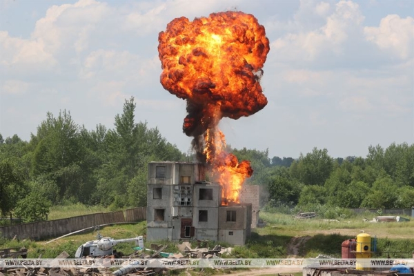 Тактико-специальные учения прошли в Борисовском районе Тактико-специальные учения прошли в Борисовском районе